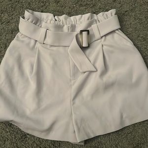 Nine West Belted Lavender Shorts